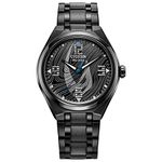 Citizen Eco-Drive Star Wars Men's Watch, Stainless Steel Mandalorian, Black (Model: AW2045-57W)