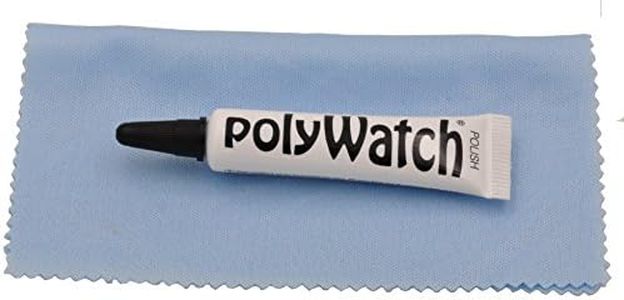 New Polywatch Plastic Crystal Glass Polish & Scratch Remover Repair Tool Set with Cloth