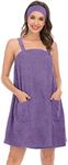 Veseacky Dry Faset Bath Wrap Womens