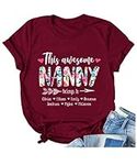 Personalized Nanny Shirt, Custom Th