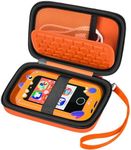 ALKOO Kids Toy Smartphone Case Compatible with Kikapabi/for Joozfee/for dancingcow/for Prysyedawn, Learning Toys Holder for Toddler Play Cell Phone, SD Card, Over 7 Years Age (Orange)