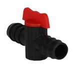 Coir Garden-Drip Irrigation Accessories - Straight Connector with tapfor 16mm Pipe - Pack of 100