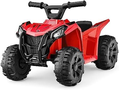 Best Choice Products 6V Kids Ride On Toy, 4-Wheeler Quad ATV Play Car w/ 1.8MPH Max Speed, Treaded Tires, Rubber Handles, Push-Button Accelerator - Red