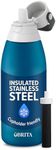 Brita Stainless Steel Premium Filtering Water Bottle, BPA-Free, Reusable, Insulated, Replaces 300 Plastic Water Bottles, Filter Lasts 2 Months or 40 Gallons, Includes 1 Filter, Marina - 32 oz.