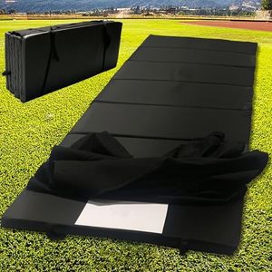 Doublehorse Baseball Sliding Mat 10x3.6 FT Available Sliding Mat For Softball Training Exercise Outdoor Training Black Cushion For Multiple Sites Portable Fitness Mats For Yoga Gym Indoor Use