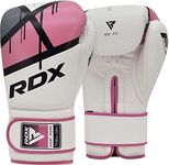 RDX Women Boxing Gloves for Training Muay Thai Maya Hide Leather Ladies Mitts, Kickboxing, Sparring EGO Glove for Punch Bag, Focus Pads and Double End Ball Punching