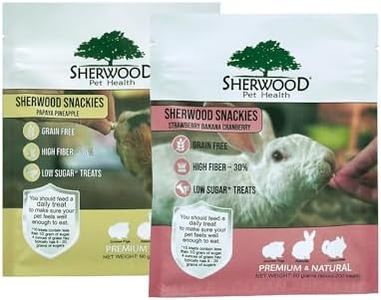 Sherwood Pet Health Treats for Rabbits, Guinea Pigs and Chinchillas. Low Sugar and Grain Free.