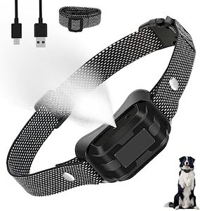 Citronella Bark Collar, Automatic Stop Dog Bark Collar, Spray Bark Collar, Safe, No Electric Shock, with 3 Adjustable Sensitivities & 3 Levels of Gear to Adjust Spray Level Citronella Dog Collar