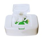 ulapithi Wet Wipes Box Baby Wipes Box Wet Tissue Box Wet Wipes Box Moist Toilet Paper Box Wet Wipes Dispenser Dustproof Tissue Storage Box Case Dispenser Holder, White