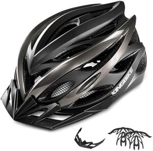 KINGBIKE Bike Helmet Ultra-Light with Removable Sun Visor for Adults Men Women