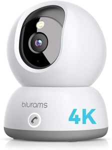blurams Security Camera 4K, Indoor Pet Camera, Dog Cameras with Phone App for Home, AI Smart Detection, 2-Way Talk, Motion Tracking, Colour/IR Night Vision, 2.4GHz & 5GHz Wi-Fi