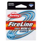 Berkley Fireline Micro Ice Fused Original Fishing Line, Crystal, 10/4-Pound/50-Yard