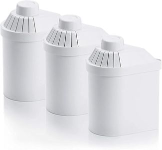 Alkanatur Filter Replacement for Pitcher (Pack of 3) - Removes Fluorides, Chlorine, Heavy Metals - Filters 400 liters of Tap Water - Replace After 3 Months - CE, ROHS, SGS Certified Water Filter