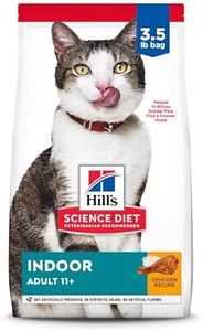 Hill's Science Diet Senior Adult 11+ Indoor, Chicken Recipe, Dry Cat Food for Older Cats, 1.58kg Bag