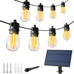 ROSHIN Solar Festoon Lights Outdoor