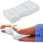 Back Support Systems Knee-T Leg Pillow Patented | High Resiliency Medical Quality Polyurethane Foam | Knee Pillow for Sleeping, Back Pain Relief, Hip and Sciatica Pain for Side Sleepers (Standard)