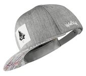 Nebelkind Snapback-Cap Men Women Berlin Grey, OneSize, Base-Cap, Size Adjustable, Unisex, Trendy, Streetwear Style, Baseball Cap with Straight Peak, Retro