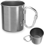 Stainless Steel Camping Mug with Ha