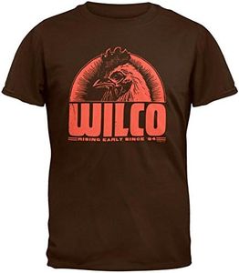 Wilco - desde naciente en parte posterior Early ' 94 suave T-camiseta de manga corta marrón