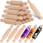 20PCS Mini Rolling Pins for Crafts,