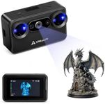Creality Pika Portable 3D Scanner, 0.03mm High Accuracy, Dual-Mode 7 Blue Laser & NIR Structured Light, AI-Powered Body Completion & Retexturing, Marker-Free, 110 FPS, Wi-Fi 6, 3" Touchscreen