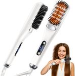 Steam Hair Straightener Brush - 3-i