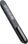 Presentation Clicker for PowerPoint Remote, Hyperlink Volume Wireless Presenter Remote Presentation Pointer, USB Presentation Remote Slide Advancer PPT Clicker for Computer Laptop Mac