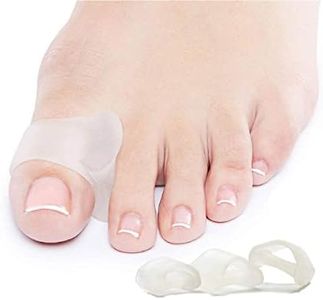 NatraCure Gel Toe Separators (w/Loop) Variety 6 Pack - (Size: 2 Small, 2 Medium, 2 Large) - Toe Spacers