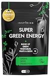 Inspiriko Super Greens Powder with 18 Superfood Powders & Probiotics – 150 GR - Finally Clean Greens with Max Nutrition in Each Serving for Energy Boost, Digestion & Immune Support