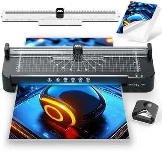 Laminator 13 Inch Wide with Laminating Sheets 50pcs, Laminator Machine Hot and Cold 11x17, Thermal Laminator for A3 A4 A5 A6 with Paper Trimmer, Corner Rounder for Home Office School Use
