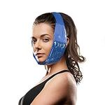 Hot Cold Jaw and Forehead Ice Pack by FOMI Care | Flexible Gel Bead Wrap for TMJ, Wisdom Teeth, Oral and Facial Surgery, Dental Implants, Migraine, Headache, Chin and Tooth Pain | Adjustable, Reusable