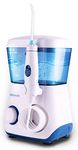 Caresmith Table Top Pro Dental Flosser | 8 Jet Tips | 10 Pressure Modes | Dental flosser | Effective as Dental Floss White