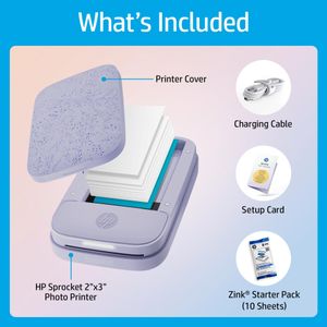HP Sprocket 2x3 Portable Photo Printer – Purple