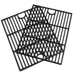 Criditpid Grill Grate Replacement for Nexgrill 4 Burner 720-0830H 720-0783E, 5 Burner 720-0888N 720-0888 720-0697, 17 Inch Cooking Grate for Charbroil 463449914, Kenmore, Uniflame Gas Grill Parts