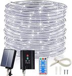 ICRGB Solar Rope Lights Outdoor, 66