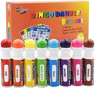 Yuanhe Bingo Daubers Dot Markers - Mixed Colors Set of 8 Pack