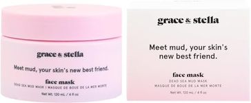 Dead Sea Mud Mask (120ml) - Vegan Detox Dead Sea Mask - Mud Masks For Face And Body Mask - Mud Face Mask For Oily Skin by grace and stella