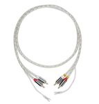 Pro-Ject Connect it RCA E, Semi-balanced phono interconnect cable with earth leads, 123cm