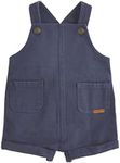 Mud Pie baby-boys Denim Overalls, Blue, 3-6 Months