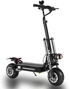 CAMTOP Electric Scooters Adult Off Road Fast Foldable 2 Wheel E Scooter Powerful Dual Motor Dual Suspension Disc Brake 11in Vacuum Tubeless Tire 60V/38AH Large Capacity Lithium Battery