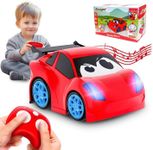 AEROQUEST Toys for 3 Year Old Boys Ages 2-4 Remote Control Car for Toddlers 1-3 Boys 4-7 with Lights and Sounds RC Car for Boys and Girls Ideal Boys & Girls Birthday Gift