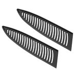 PATIKIL PP Safety Knife Cover Sleeves for 8" Chef Knife, 2 Pack Knives Edge Guard Blade Protector Universal Knife Sheath for Kitchen, Black