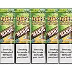 OutonTrip Original Juicy Jays Organic Manic Blunt Wrap/Cigar Wrap Rolling Papers - 2 Pieces per Pack - Pack of 5