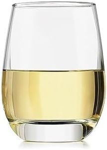 Libbey 231 Stemless Wine Glasses, 15.25-ounce, Set of 12