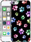 GlamCase for iPod Touch 7th / 6th / 5th Generation Case - Dog Cat Paw Watercolour Print Design Printed Slim Cute Plastic Hard Protective Designer Back Case/Cover for iPod Touch 7/6 / 5.