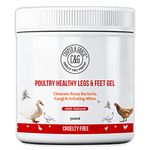 C&G Pets | Poultry Healthy Legs & Feet Gel 500ML | 100% Vegan Formula Protects from bacteria, fungi & irritating mites | Natural Remedy For Scaly Legs & Support Healing