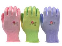 12 PAIRS Women Gardening Gloves with Micro Foam Coating - Garden Gloves Texture Grip - Women’s Work Glove - Working Gloves For Weeding, Digging, Raking and Pruning, Large
