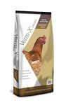 Copdock Mill Range Layers Pellets with Verm-X Chicken Feed 20kg - Premium Quality Complete Feed for Poultry - 100% Natural Feed Mix to Aid Digestion and Protect Against Intestinal Problems In Chickens