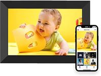 10.1 Inch Smart WiFi Digital Photo Frame 1280x800 IPS LCD Touch Screen, Picture Frame Built in 16GB Memory, Auto-Rotate Portrait and Landscape,Share Moments Instantly via Frameo App from Anywhere