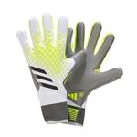 Adidas Predator Pro Goalkeeper Gloves - Sustainable and High-Performance Soccer Gloves, Multiple Colors, Size's 6-12 (Bright Royal/Lucid Lemon/White, 10)